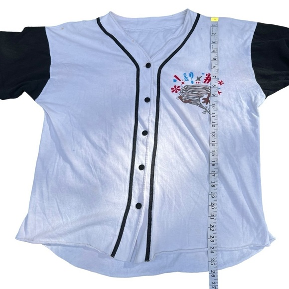 TAZMANIAN Devil Vintage 90’s Savage Slugger Baseball Jersey Shirt SZ L *READ - Picture 14 of 14